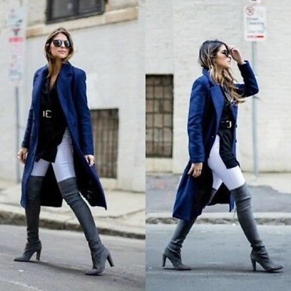 STUART WEITZMAN Highland OTK Suede Boots 6.5 - Picture 2 of 14